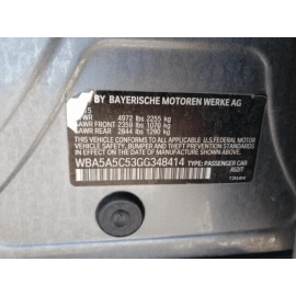 2016 BMW 528I Front LEFT SEAT Adjustment Memory Switch OEM