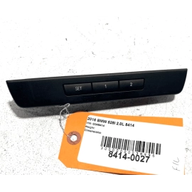 2016 BMW 528I Front LEFT SEAT Adjustment Memory Switch OEM