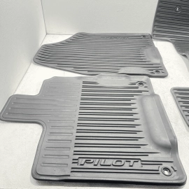2018 HONDA PILOT All Weather Season Floor Mat Full Set Rubber OEM