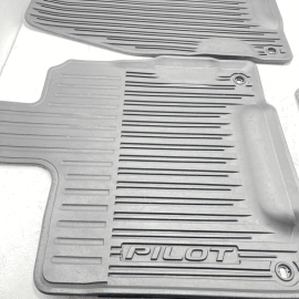 2018 HONDA PILOT All Weather Season Floor Mat Full Set Rubber OEM