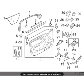 Trunk Left Or Right Interior Courtesy Light Lamp Audi A6 2006-2018 OEM 1 PC