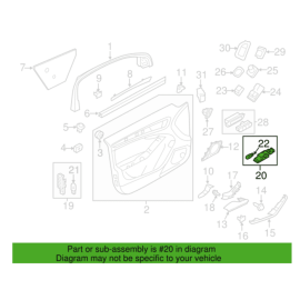 Trunk Left Or Right Interior Courtesy Light Lamp Audi A6 2006-2018 OEM 1 PC