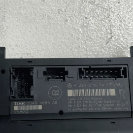 Mercedes W221 S550 Front RH Passenger Under Seat Control Module Unit OEM 20
