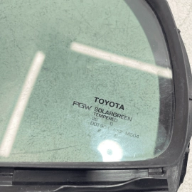 2018-2023 TOYOTA CAMRY SE DOOR WINDOW FIXED VENT GLASS REAR LEFT OEM
