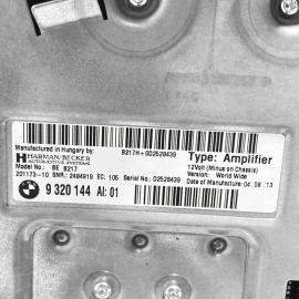 2014 BMW 535 F10 HURMAN/KARDON MULTIMEDIA SPEAKER SOUND SYSTEM OEM