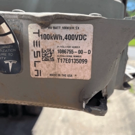 DEFECT! 2016-20 TESLA MODEL X S 100D HIGH VOLTAGE BATTERY PACK MODULE 100KW