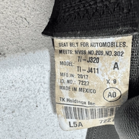 2014-20 ACURA MDX REAR 2ND ROW LEFT DRIVER SEAT BELT SEATBELT RETRACTOR OEM