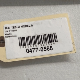TESLA MODEL S 2012 - 2020 Front Bracket Chrome License Plate Frame OEM