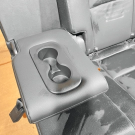 2016 - 2021 HONDA PILOT REAR LEFT DRIVER SIDE 2ND ROW SEAT BLACK COMPLETE O
