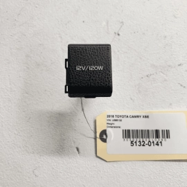 CENTER CONSOLE POWER OUTLET SOCKET W/ OUTLET COVER OEM TOYOTA CAMRY XSE 201