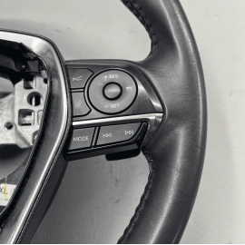 TOYOTA CAMRY XSE 2018 - 2023 STEERING WHEEL LEATHER W/ SWITCH BUTTON OEM BL