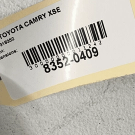 TOYOTA CAMRY 2015 - 2023 FRONT LEFT & RIGHT SUN VISOR LIGHT LAMP OEM =SET O