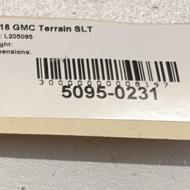 GMC TERRAIN 2018 - 2023 FRONT WINDSHIELD RAIN HUMIDITY TEMPERATURE SENSOR O