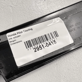 2016-2021 Honda Pilot Passport Front Passenger Door Window Applique Molding