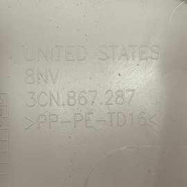 GENUINE 18-21 VW ATLAS REAR LEFT C PILLAR TRIM COVER PANEL OEM 3CN867287