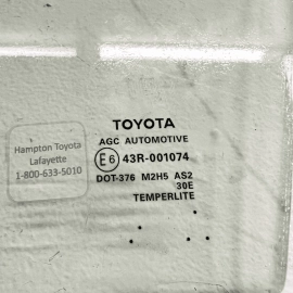 2018 - 2023 Toyota Camry XSE Front Left Driver Side Door Window Glass OEM