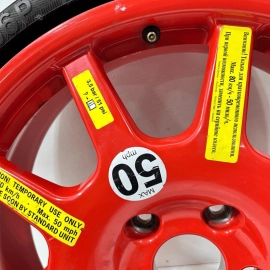 2014-2018 PORSCHE CAYENNE EMERGENCY SPARE TIRE 19R WHEEL RIM OEM