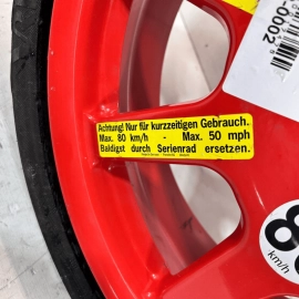 2014-2018 PORSCHE CAYENNE EMERGENCY SPARE TIRE 19R WHEEL RIM OEM
