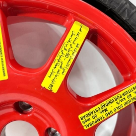 2014-2018 PORSCHE CAYENNE EMERGENCY SPARE TIRE 19R WHEEL RIM OEM