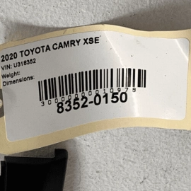 TOYOTA CAMRY XSE 2018 - 2020 WINDSHIELD INTERIOR REAR VIEW MIRROR TRIM COVE