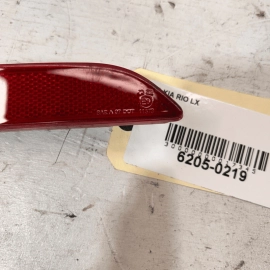 18-20 KIA RIO SEDAN REAR BUMPER RIGHT PASSENGER SIDE REFLECTOR LAMP LIGHT O