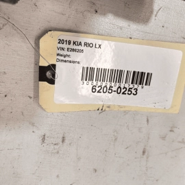 18-23 KIA RIO FRONT LEFT DRIVER SIDE AXLE SHAFT OEM - 33K MILES -