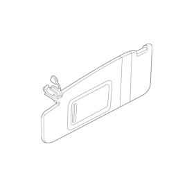 Front Left Sun Visor With Illuminated Mirror & Cover Soul Audi A6 2017-2018