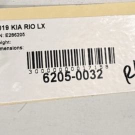 KIA RIO LX 2018-2023 REAR LEFT DRIVER SIDE DOOR WINDOW REGULATOR & MOTOR OE