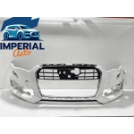 !DEFECT! 2017 2018 Audi A6 Quattro Front Bumper Cover Panel White OEM *LY9C