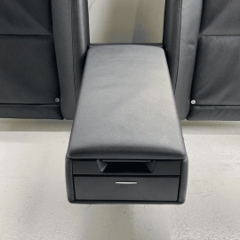 2010-2013 MERCEDES-BENZ S550 W221 REAR BACK SEAT CUSHION UPPER LEATHER BLAC