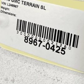 GMC TERRAIN SL 2018-2022 1.5L TURBOCHARGER VACUUM VALVE SOLENOID & HOSE PIP