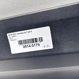 REAR PASSENGER DOOR LOWER WHEEL ARCH FLARE MOLDING OEM GMC TERRAIN 2018 - 2