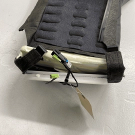 2017 - 2020 Tesla Model S Front Left Driver Seat Back Upper Cushion OEM Bla