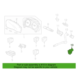 Switch Trunk Opener Main ON / OFF Acura TLX 2015-2020 OEM