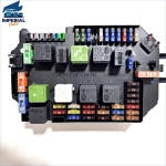 07-10 MERCEDES W221 S550 FRONT UNDER HOOD FUSE BOX RELAY SAM MODULE ASSY OE