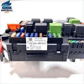 07-10 MERCEDES W221 S550 FRONT UNDER HOOD FUSE BOX RELAY SAM MODULE ASSY OE