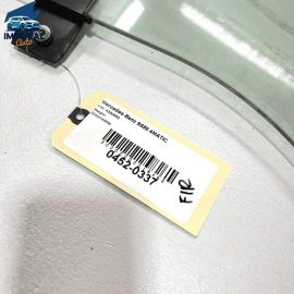 07-13 MERCEDES S550 W221 FRONT RIGHT PASSENGER SIDE DOOR WINDOW GLASS OEM