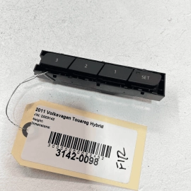 11-14 VW TOUAREG Front Right Passenger Side Switch  Memory Seat Adjustment 