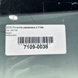 2014 - 2016  Porsche Panamera FRONT WINDSHIELD WINDOW GLASS OEM