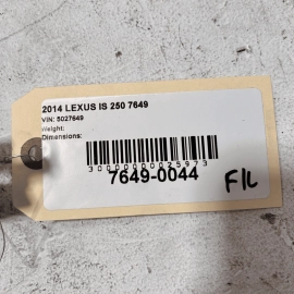 2014-2015 LEXUS IS250 FRONT LEFT HOOD RELEASE HANDLE BLACK OEM