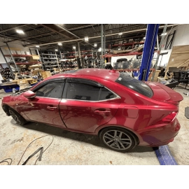 2014-2015 LEXUS IS250 FRONT LEFT SIDE DOOR CORNER MOLDING COVER OEM