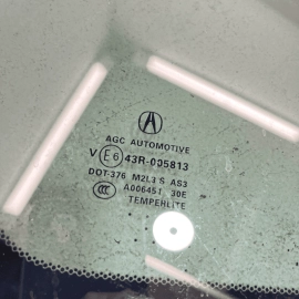 2013 – 2018 ACURA RDX REAR QUARTER GLASS WINDOW LEFT DRIVER SIDE OEM