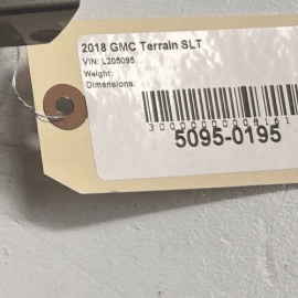 GMC TERRAIN 2018-2023 REAR LEFR OR RIGHT SIDE EXTERIOR DOOR HANDLE OEM BROW