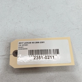 2015-2017 LEXUS NX200T NX300H VEHICLE ASC ACTIVE SOUND CONTROL SWITCH OEM