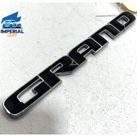 2017 - 2021 JEEP GRAND CHEROKEE FRONT DOOR BLACK EMBLEM LOGO BADGE OEM