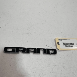 2017 - 2021 JEEP GRAND CHEROKEE FRONT DOOR BLACK EMBLEM LOGO BADGE OEM