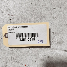 2015-2017 LEXUS NX200T REAR RIGHT PASSENGER BLIND SPOT RADAR SENSOR OEM