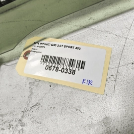 INFINITI Q50 2017-2020 REAR RIGHT PASSENGER SIDE DOOR WINDOW GLASS OEM