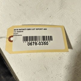 INFINITI Q50 2014-2022 TRUNK LATCH LOCK SILL SCUFF PLATE TRIM COVER OEM