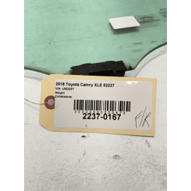 TOYOTA CAMRY 2018-2024 FRONT RIGHT PASSENGER SIDE DOOR WINDOW GLASS OEM